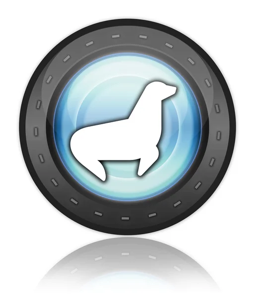 Icon, Button, Pictogram Seal — Stock Photo, Image