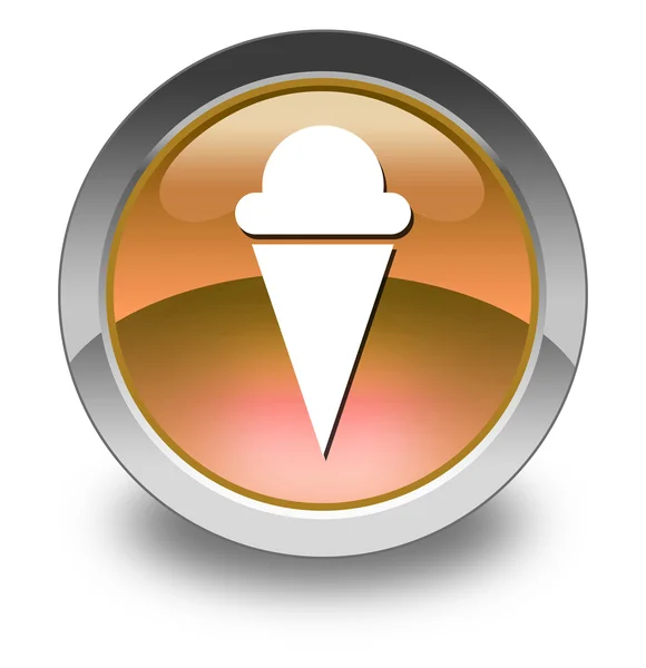 Icon, Button, Pictogram Ice Cream — Stock Photo, Image