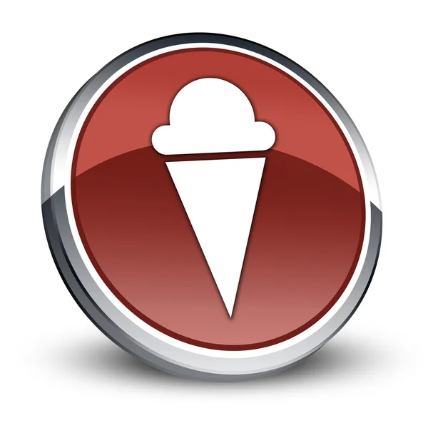 Икона, пуговица, пиктограмма мороженого — стоковое фото