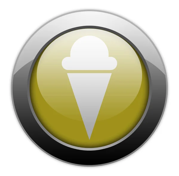 Икона, пуговица, пиктограмма мороженого — стоковое фото