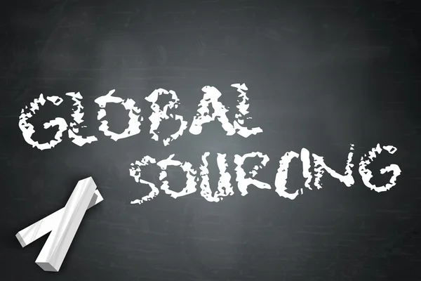 Blackboard Global Sourcing — Stockfoto