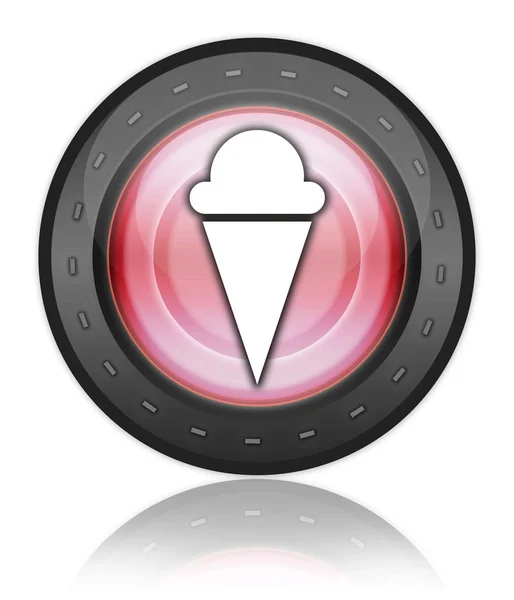 Symbol, Taste, Piktogramm Eis — Stockfoto