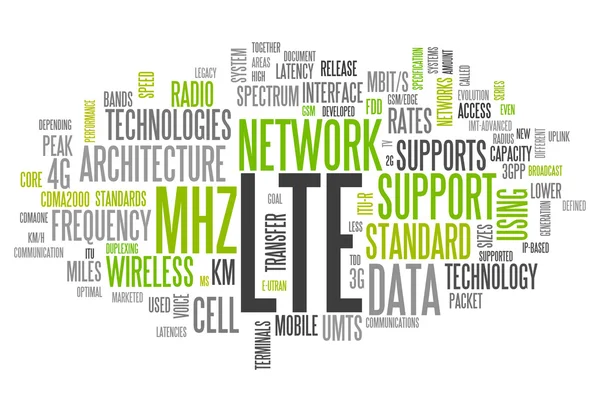 Word Cloud LTE — Stock Photo, Image