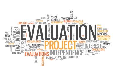 Word Cloud Evaluation clipart