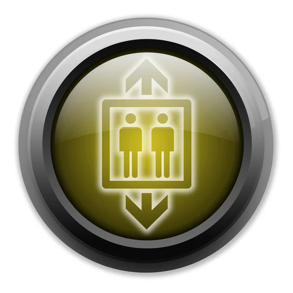 Simge, düğme, sembol Asansör, Asansör — Stok fotoğraf