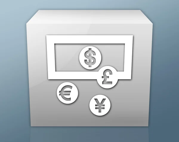 Icon, Button, Pictogram Currency Exchange — Stock Photo, Image