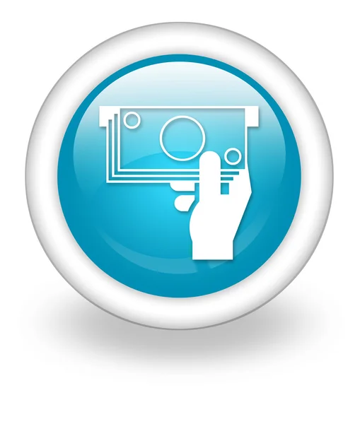 Knop, pictogram, pictogram atm — Stockfoto