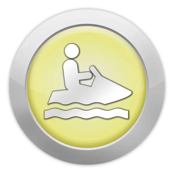 Knop, pictogram, pictogram waterscooters — Stockfoto