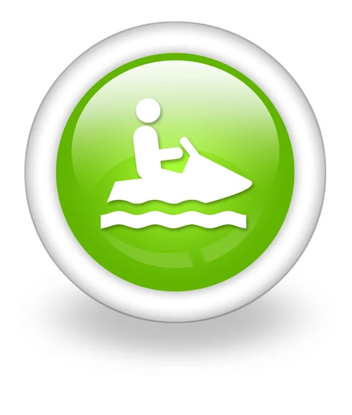 Icono, Botón, Pictograma Personal Watercraft — Foto de Stock