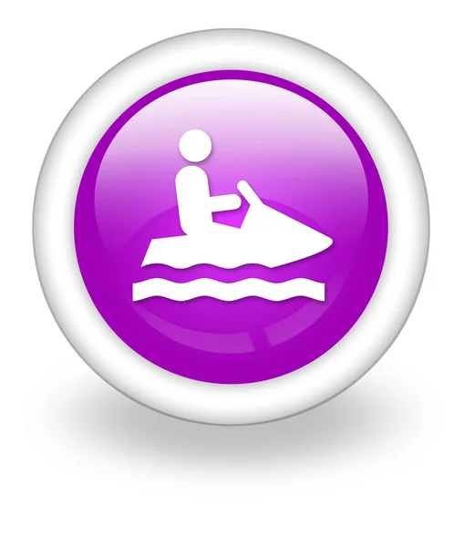 Icono, Botón, Pictograma Personal Watercraft —  Fotos de Stock