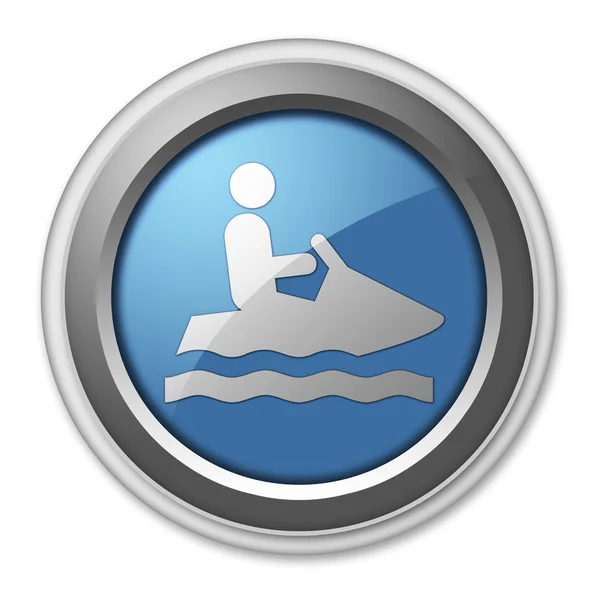 Knop, pictogram, pictogram waterscooters — Stockfoto