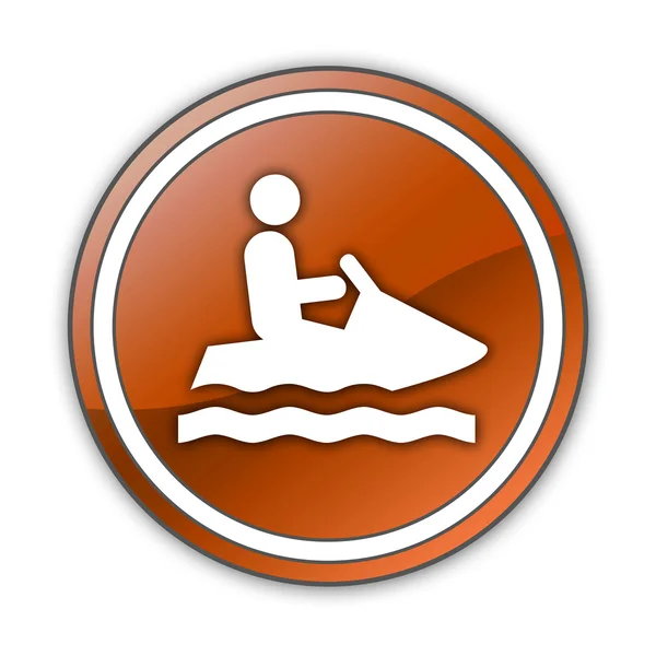 Knop, pictogram, pictogram waterscooters — Stockfoto