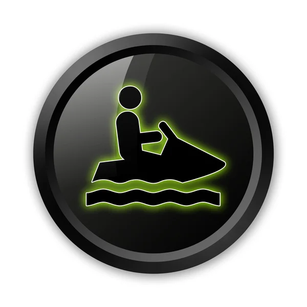 Icono, Botón, Pictograma Personal Watercraft —  Fotos de Stock