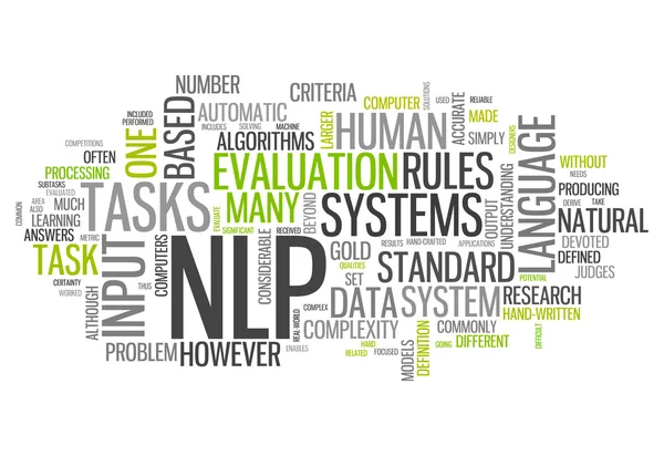 Word Cloud NLP — Stock Photo, Image