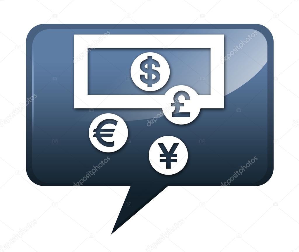 Icon, Button, Pictogram with Currency Exchange symbol