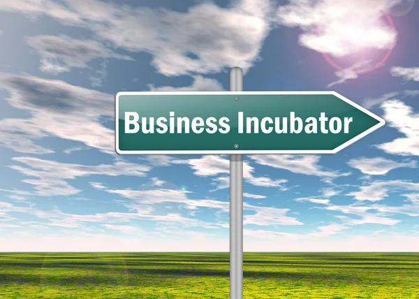 Signpost Business Incubator — Stock Photo, Image