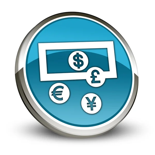 Icono, botón, cambio de divisas pictograma — Stockfoto