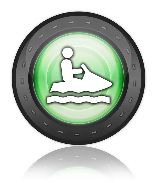 Knop, pictogram, pictogram waterscooters — Stockfoto