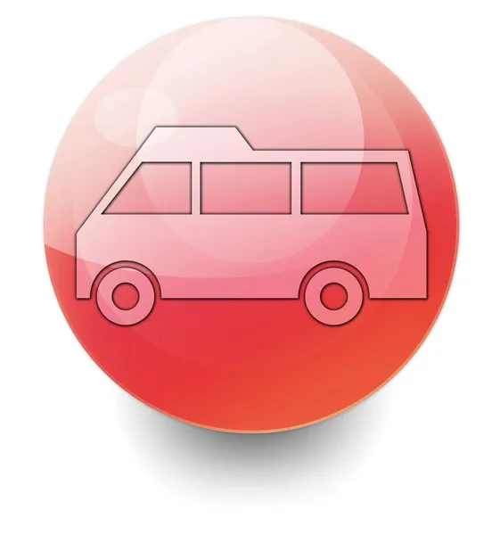 Icon, Button, Pictogram Van — Stock Photo, Image