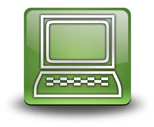 Pictogram, knop, pictogram desktop computer — Stockfoto