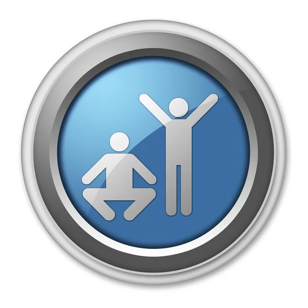 Icon, Button, Pictogram Exercise, Fitness — Stock Photo, Image