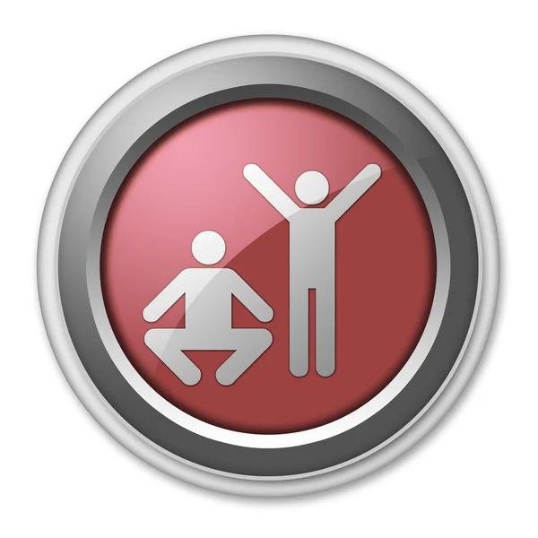 Icon, Button, Pictogram Exercise, Fitness — Stock Photo, Image