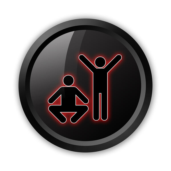 Icon, Button, Pictogram Exercise, Fitness
