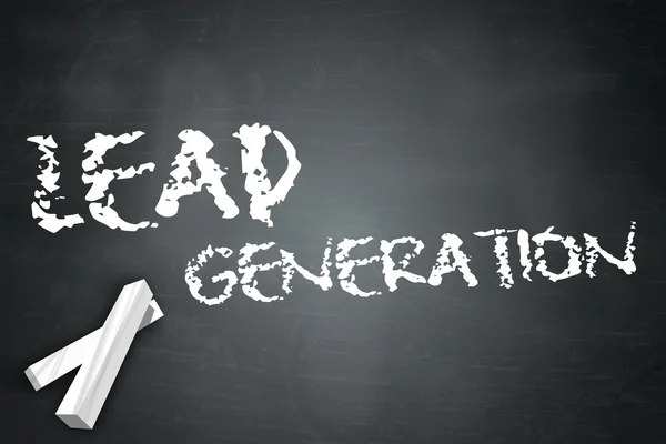 Blackboard Lead Generation — Stock Photo, Image