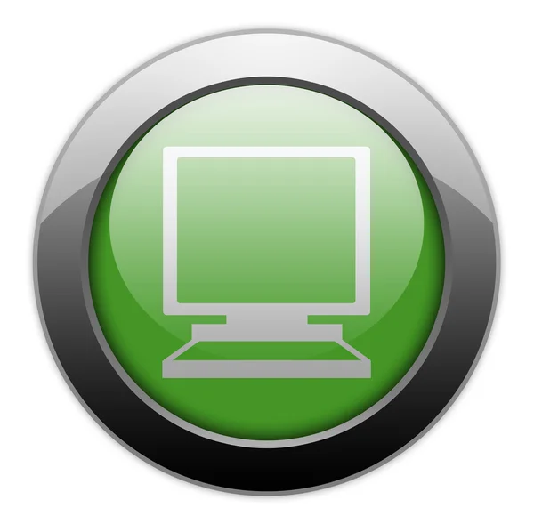 Pictogram, knop, pictogram desktop computer — Stockfoto