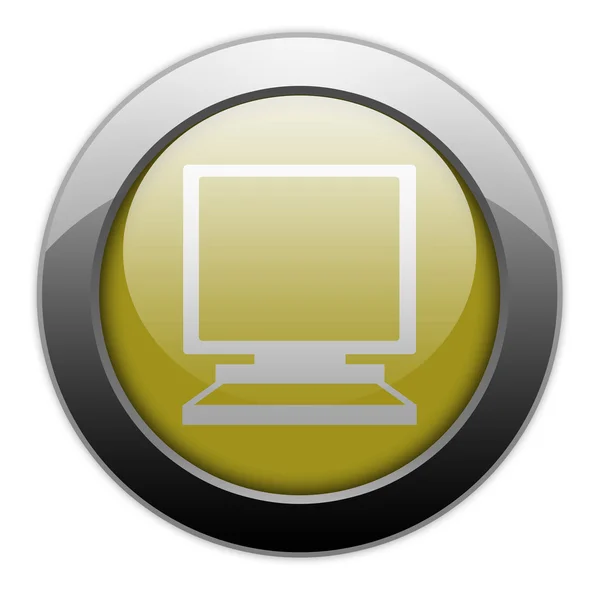 Ikon, knapp, piktogram stationär dator — Stockfoto