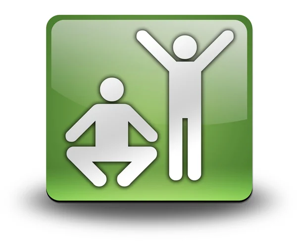 Icon, Button, Pictogram Exercise, Fitness — Stock Photo, Image