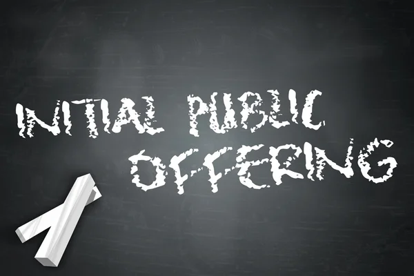 Blackboard IPO - Initial Public Offering — Stock Photo, Image
