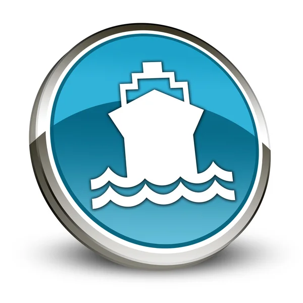 Icon, Button, Pictogram Ship, Water Transportation — Stock Photo, Image