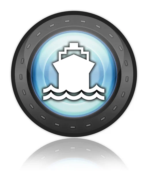 Symbol, Taste, Piktogramm Schiff, Wassertransport — Stockfoto