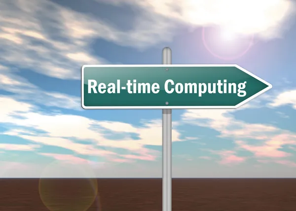 Señalización Computación en tiempo real — Foto de Stock