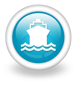 simge, düğme, piktogram gemi, su taşıma