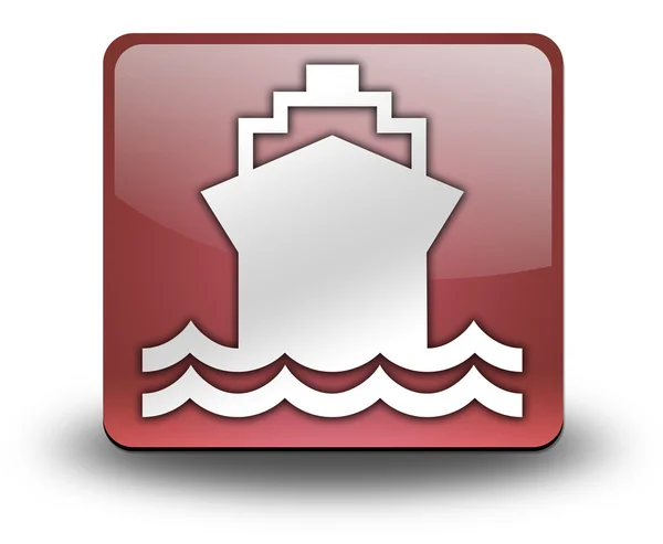 アイコン、ボタン、ピクトグラム船の水の輸送 — ストック写真