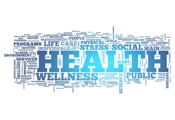 Word Cloud Health — Stock Photo, Image