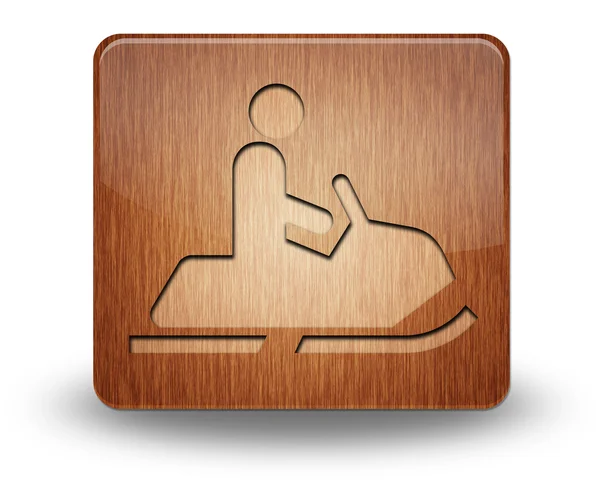 Icon, Button, Pictogram Snowmobiles — Stock Photo, Image