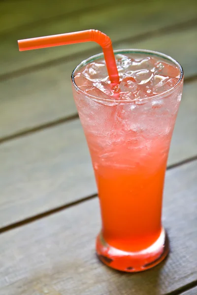 Strawberry italian soda — Stock Photo, Image