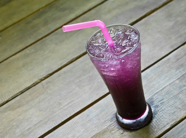 Blueberry italian soda — Stock Photo, Image