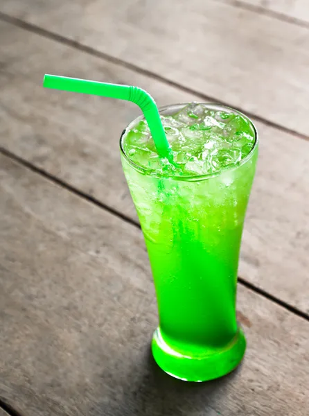 Apfel italienische Soda — Stockfoto