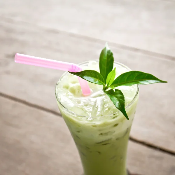 Ice green tea — Stock Photo, Image