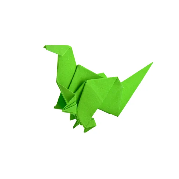 Origami dinosaur — Stock Photo, Image