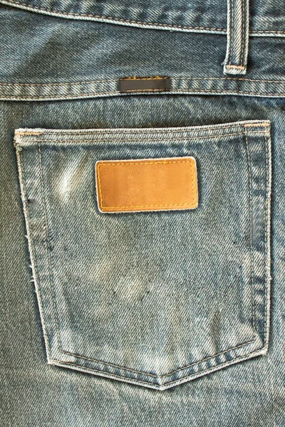 Jeans pocket — Stock Photo, Image