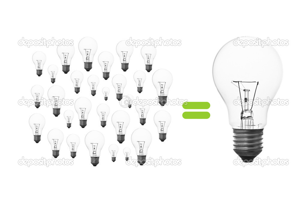 light bulb brainstorming