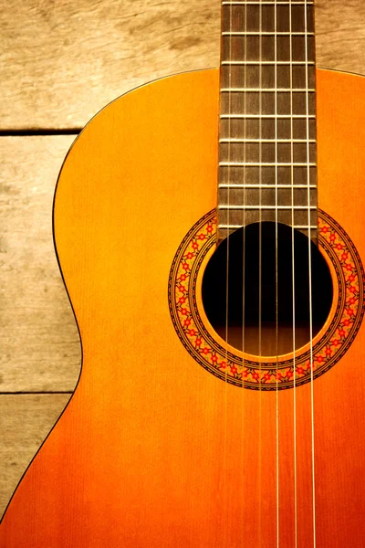 Klassisk vänster hand gitarr — Stockfoto