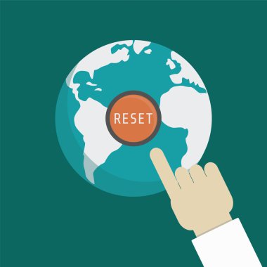 Reset the earth clipart