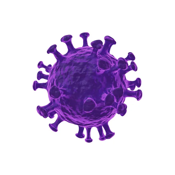 Fundo Coronavirus Ilustração Renderização — Fotografia de Stock