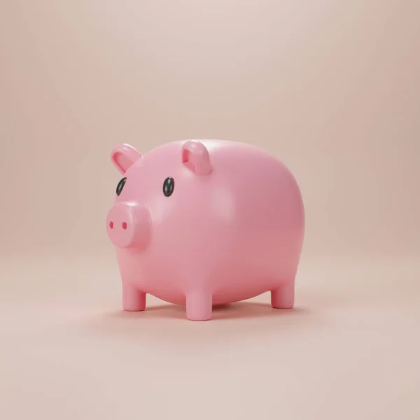 Piggy bank, business concept, 3D illustration